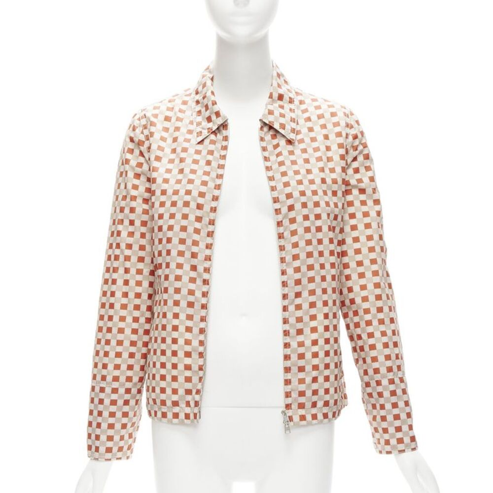 Marni Checkerboard Zip Shell Jacket